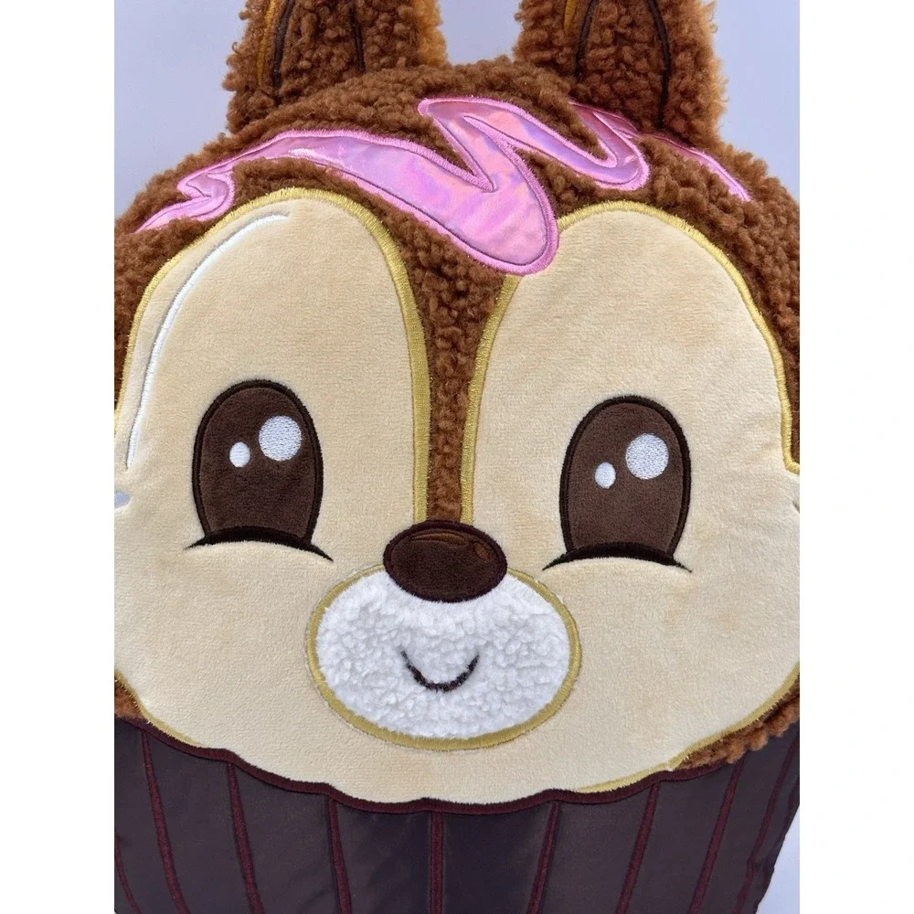 Disney Munchlings Chip and Dale Plush Pillow Chocolate Truffle 2 Sided 15 Inch